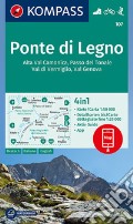 Carta escursionistica n. 107. Ponte di Legno, Alta Val Camonica, Passo del Tonale 1:50.000. Ediz. italiana, tedesca e inglese art vari a