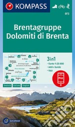 Carta escursionistica n. 073. Dolomiti di Brenta 1:25.000. Ediz. italiana, tedesca e inglese articolo cartoleria