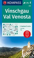 Carta escursionistica n. 670. Val Venosta-Vinschgau 1:25.000 (set di 3 carte) art vari a
