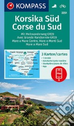 Carta escursionistica n. 2251. Korsika Süd 1:50.000 (set di 2 carte) articolo cartoleria