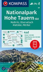 Carta escursionistica n. 49. Nationalpark Hohe Tauern Süd, Mallnitz, Obervellach, Maltatal, Mölltall 1:50.000 articolo cartoleria