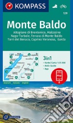 Carta escursionistica n. 129. Monte Baldo 1:25.000. Ediz. multilingue articolo cartoleria