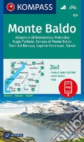Carta escursionistica n. 129. Monte Baldo 1:25.000. Ediz. multilingue art vari a