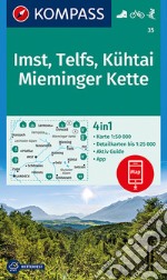 Carta escursionistica n. 35. Imst, Telfs, Kühtai, Mieminger Kette 1:50.000 articolo cartoleria