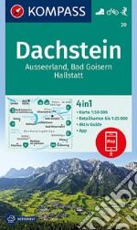 Carta escursionistica n. 20. Dachstein, Ausseerland, Bad Goisern, Hallstatt 1:50.000 articolo cartoleria