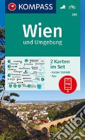 Carta escursionistica n. 205. Wien und umgebung 1:50.000 (set di 2 carte) art vari a