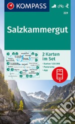 Carta escursionistica n. 229. Salzkammergut 1:50.000 (set di 2 carte) articolo cartoleria