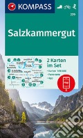 Carta escursionistica n. 229. Salzkammergut 1:50.000 (set di 2 carte) art vari a