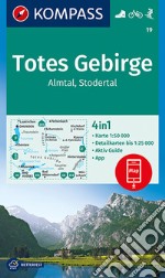 Carta escursionistica n. 19. Totes Gebirge, Almtal, Stodertal 1:50.000 articolo cartoleria