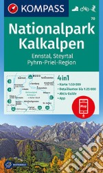 Carta escursionistica n. 70. Nationalpark Kalkalpen, Ennstal, Steyrtal, Pyhrn-Priel-Region 1:50.000 articolo cartoleria