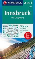 Carta escursionistica n. 290. Innsbruck, rund um 1:50.000 (set di 2 carte) articolo cartoleria