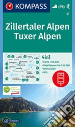 Carta escursionistica n. 37. Zillertaler Alpen, Tuxer Alpen 1:50.000 articolo cartoleria