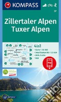 Carta escursionistica n. 37. Zillertaler Alpen, Tuxer Alpen 1:50.000 art vari a