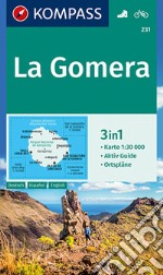 Carta escursionistica n. 231. La Gomera 1:30.000. Ediz. tedesca, spagnola e inglese articolo cartoleria