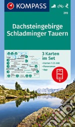 Carta escursionistica n. 293. Dachsteingebirge, Schladminger Tauern 1:25.000 (set di 3 carte) articolo cartoleria