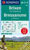 Carta escursionistica n. 050. Bressanone e dintorni 1:25.000. Ediz. italiana, tedesca e inglese art vari a