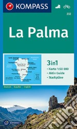 Carta escursionistica n. 232. La Palma 1:50.000. Ediz. tedesca, spagnola e inglese articolo cartoleria