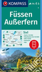 Carta escursionistica n. 4. Füssen, Außerfern 1:50.000 articolo cartoleria
