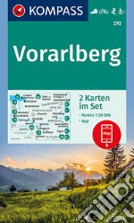 Carta escursionistica n. 292. Vorarlberg 1:50.000 (set di 2 carte) articolo cartoleria