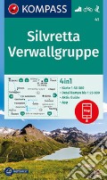 Carta escursionistica n. 41. Silvretta, Verwallgruppe 1:50.000 art vari a