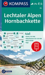 Carta escursionistica n. 24. Lechtaler Alpen, Hornbachkette 1:50.000 articolo cartoleria