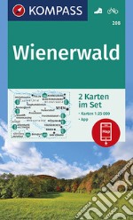 Carta escursionistica n. 208. Wienerwald 1:25.000 (set di 2 carte) articolo cartoleria
