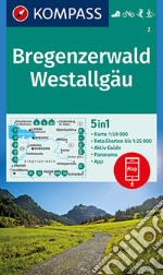 Carta escursionistica n. 2. Bregenzerwald, Westallgäu 1:50.000 articolo cartoleria