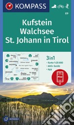 Carta escursionistica n. 09. Kufstein, St. Johann in Tirol 1:25.000 articolo cartoleria