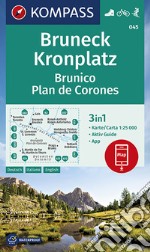 Carta escursionistica n. 045. Brunico, Plan de Corones-Bruneck, Kronplatz 1:25.000 articolo cartoleria