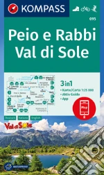 Carta escursionistica n. 95. Peio e Rabbi, Val di Sole 1:25.000 articolo cartoleria