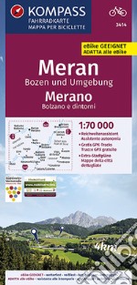 Carta cicloturistica n. 3414. Merano, Bolzano e dintorni 1:70.000 articolo cartoleria