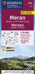 Carta cicloturistica n. 3414. Merano, Bolzano e dintorni 1:70.000 art vari a