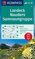 Carta escursionistica n. 42 Landeck, Nauders, Samnaungruppe 1:50.000 articolo cartoleria