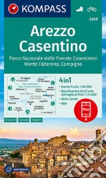 Carta escursionistica n. 2459. Arezzo, Casentino 1:50.000 (waterproof) articolo cartoleria