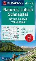 Carta escursionistica n. 051. Naturno, Laces, Val Senales. Ediz. multilingue art vari a