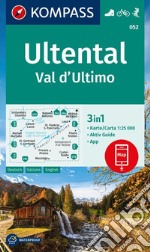 Carta escursionistica n. 052. Val d'Ultimo. Ediz. multilingue