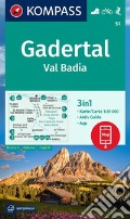 Carta escursionistica n. 51. Val Badia. Ediz. multilingue art vari a