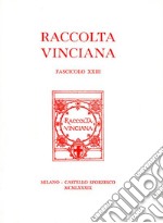 Raccolta Vinciana (1990). Vol. 23 articolo cartoleria