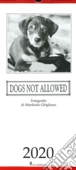 Calendario dogs not allowed 2020 articolo cartoleria di Ghigliano Marilaide