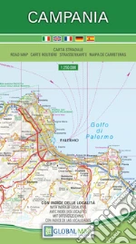 Campania. Carta stradale della regione 1:250.000 (cm 96x86) art vari a