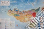 Sicilia geologica 1:300.000 (carta in rilievo con cornice cm 83x122) articolo cartoleria