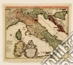 Italia postale 1670 (carta murale anticata in canvas) art vari a