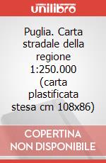 Puglia. Carta stradale della regione 1:250.000 (carta plastificata stesa cm 108x86) art vari a