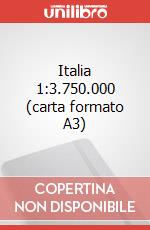 Italia 1:3.750.000 (carta formato A3) articolo cartoleria