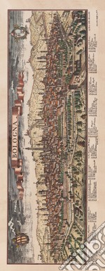 Veduta di Bologna (carta murale anticata in canvas) articolo cartoleria