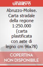 Abruzzo-Molise. Carta stradale della regione 1:250.000 (carta plastificata con aste di legno cm 96x78) art vari a