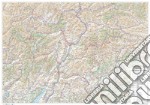 Trentino Alto Adige-Südtirol. Carta stradale della regione 1:250.000 (carta murale plastificata stesa con aste cm 96x67) articolo cartoleria
