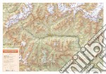 Valle d'Aosta 1:125.000 (carta in rilievo con cornice)