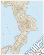 Calabria. Carta stradale della regione 1:250.000 (carta murale plastificata stesa con aste cm 86x108) articolo cartoleria