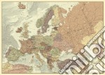 Europa anticata. Scala 1:5.000.000 (carta murale anticata in canvas stesa con aste cm 121x87) articolo cartoleria